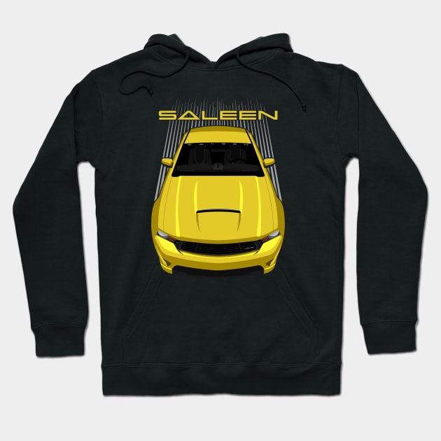 Ford Mustang Saleen 2010 - 2012 - Yellow Hoodie by V8social